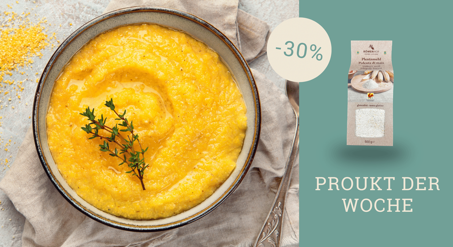 Südtiroler Polenta vom Römerhof – diese Woche -30% 🌽