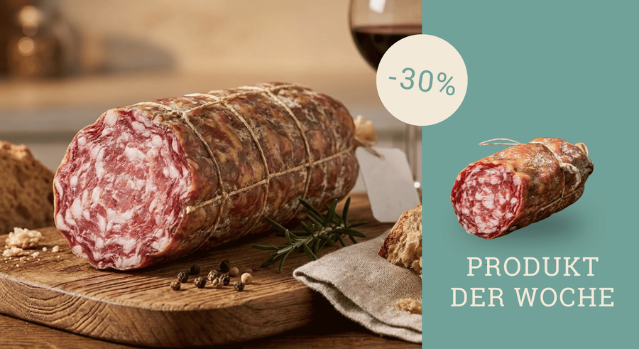 🧄 Einmalig im Sortiment –Salami von Salumificio Trentin –30% reduziert.